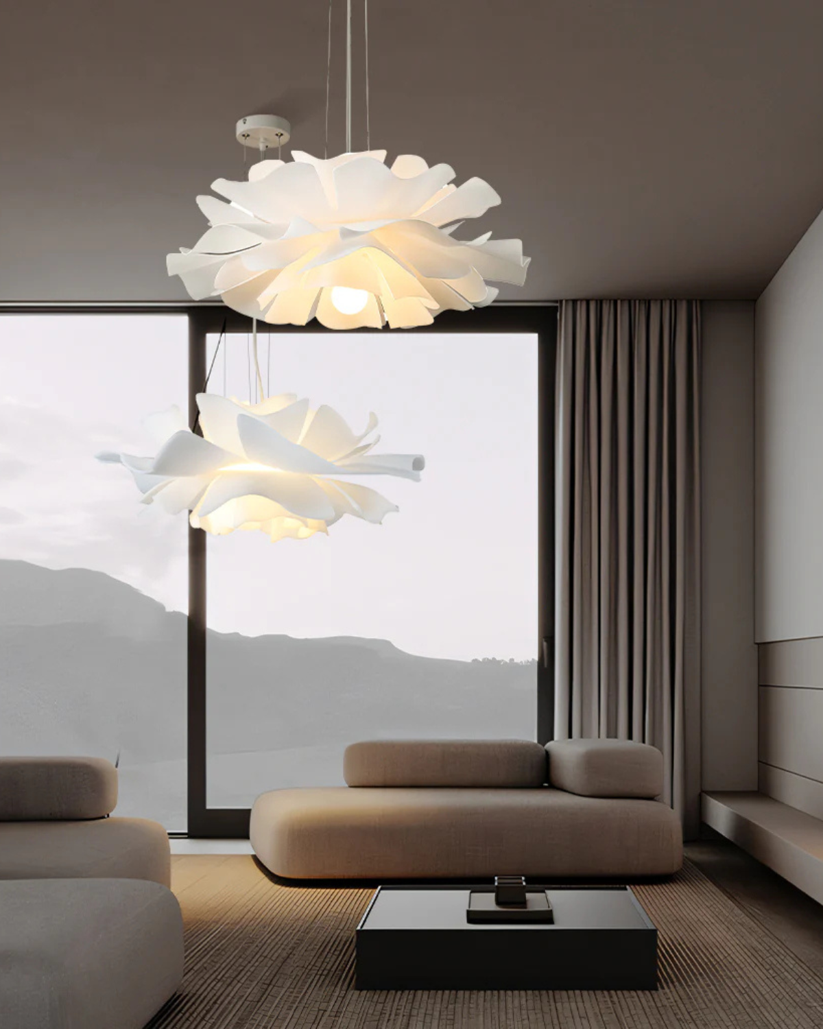 Lampa Sufitowa Inspirowana Kwiatami