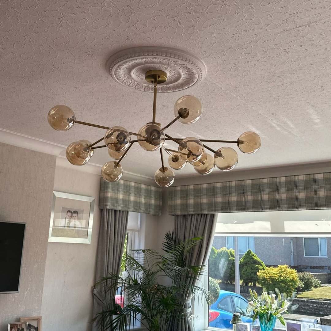 15-częściowa Lampa do Salonu | Lampa Sufitowa