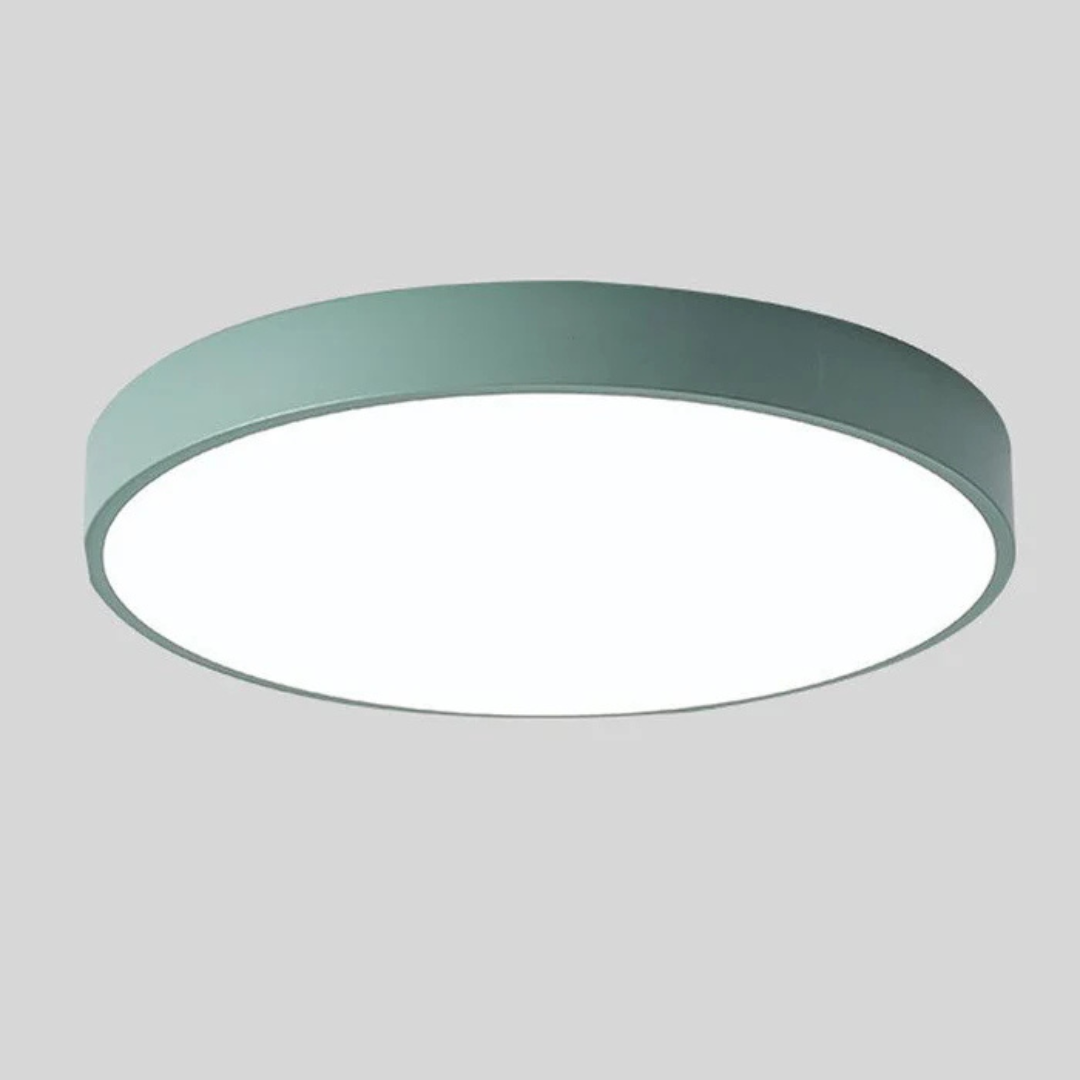 Skandynawska drewniana lampa sufitowa LED