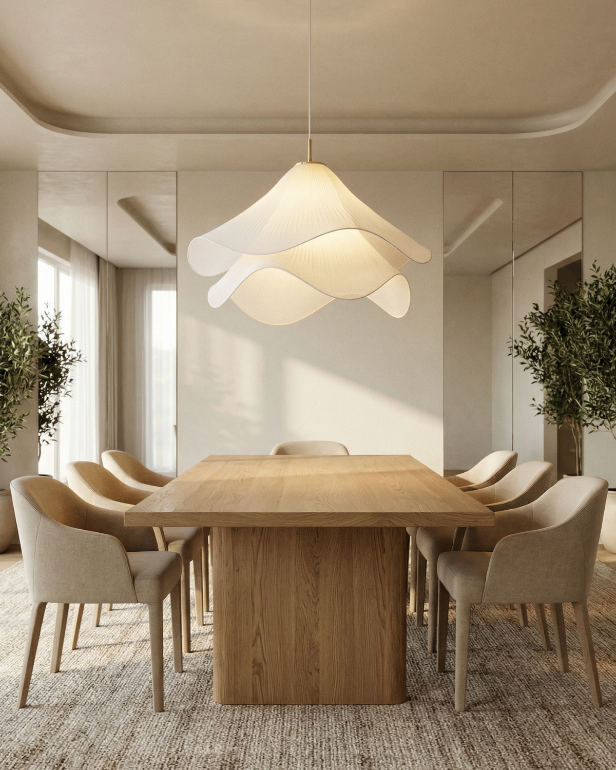 Lampa Sufitowa Dwuwarstwowa