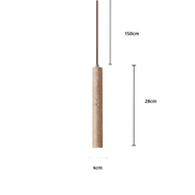 Minimalistyczna Lampa Sufitowa z Trawertynu