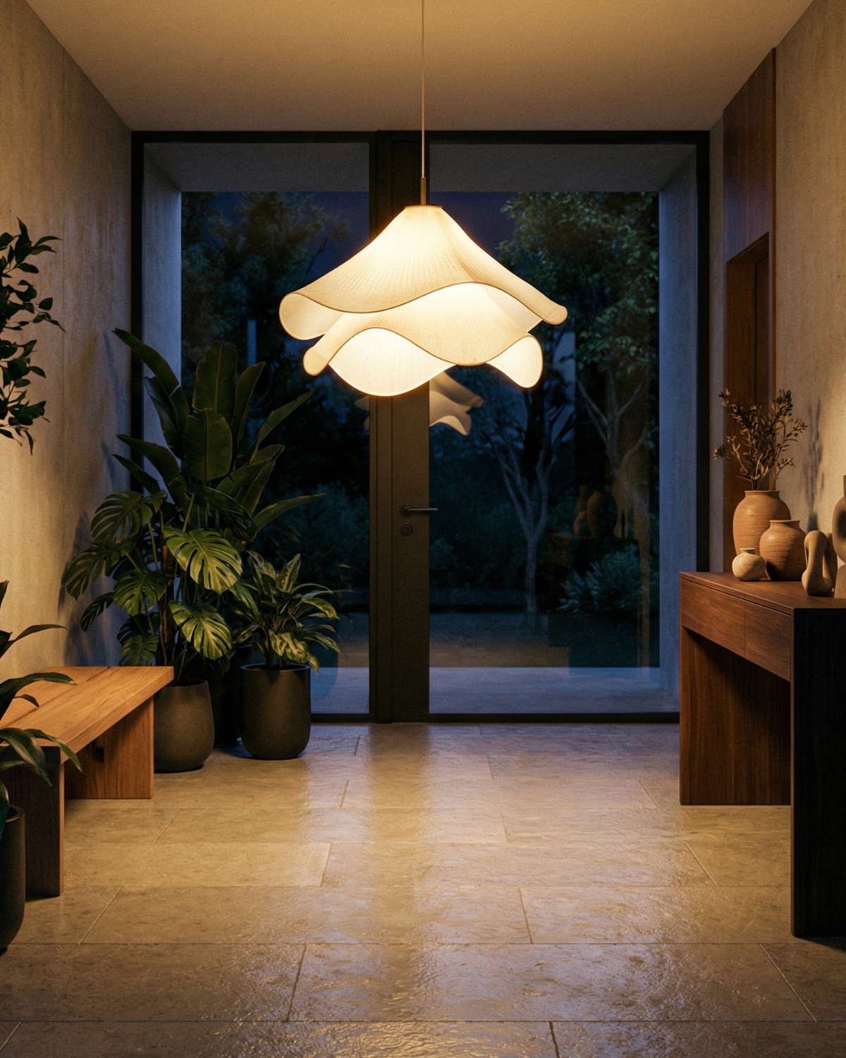 Lampa Sufitowa Dwuwarstwowa