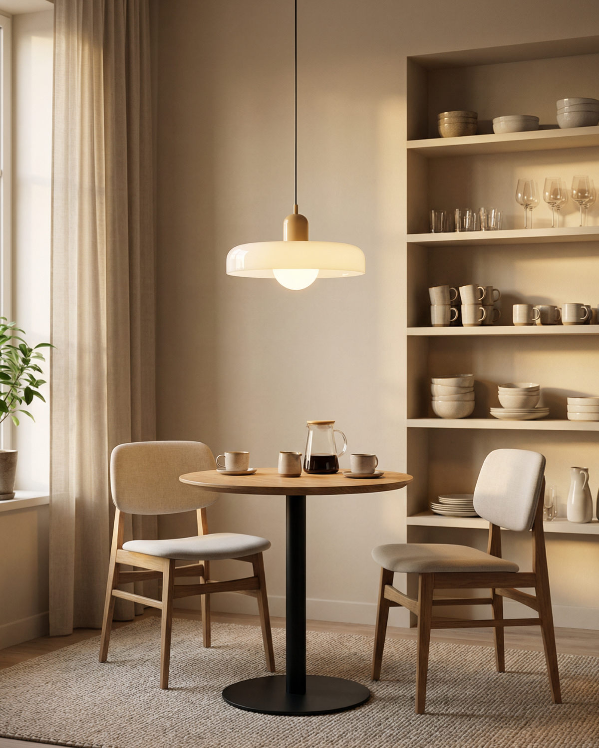 Minimalistyczna Lampa Sufitowa | Styl Skandynawski