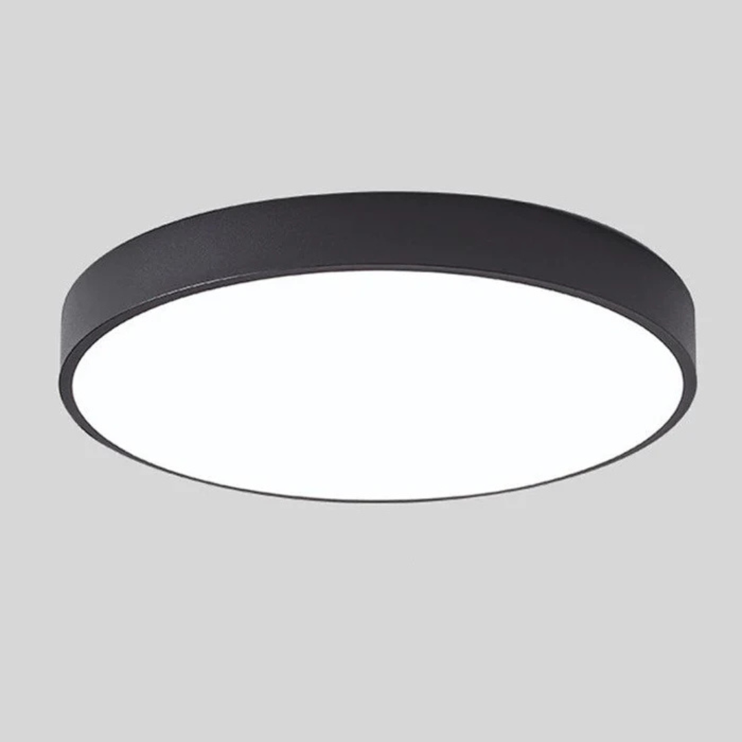 Skandynawska drewniana lampa sufitowa LED
