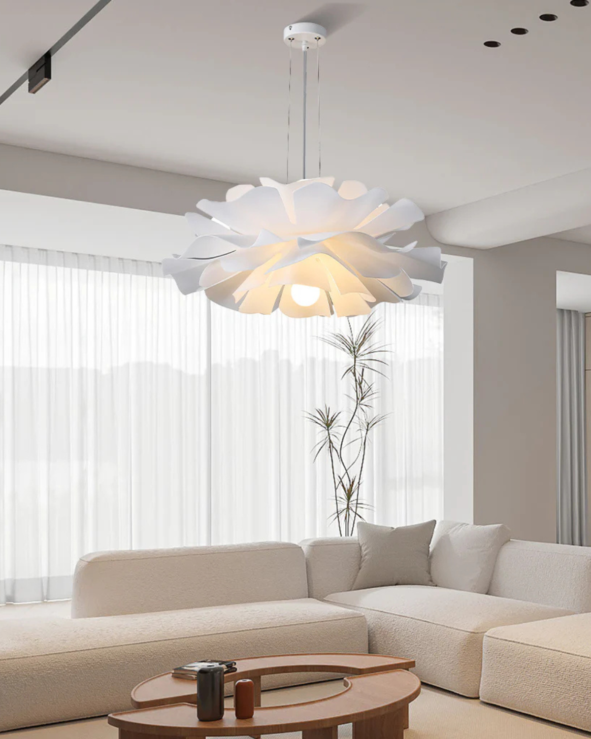 Lampa Sufitowa Inspirowana Kwiatami