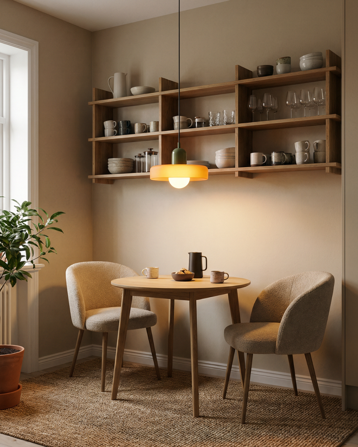 Minimalistyczna Lampa Sufitowa | Styl Skandynawski