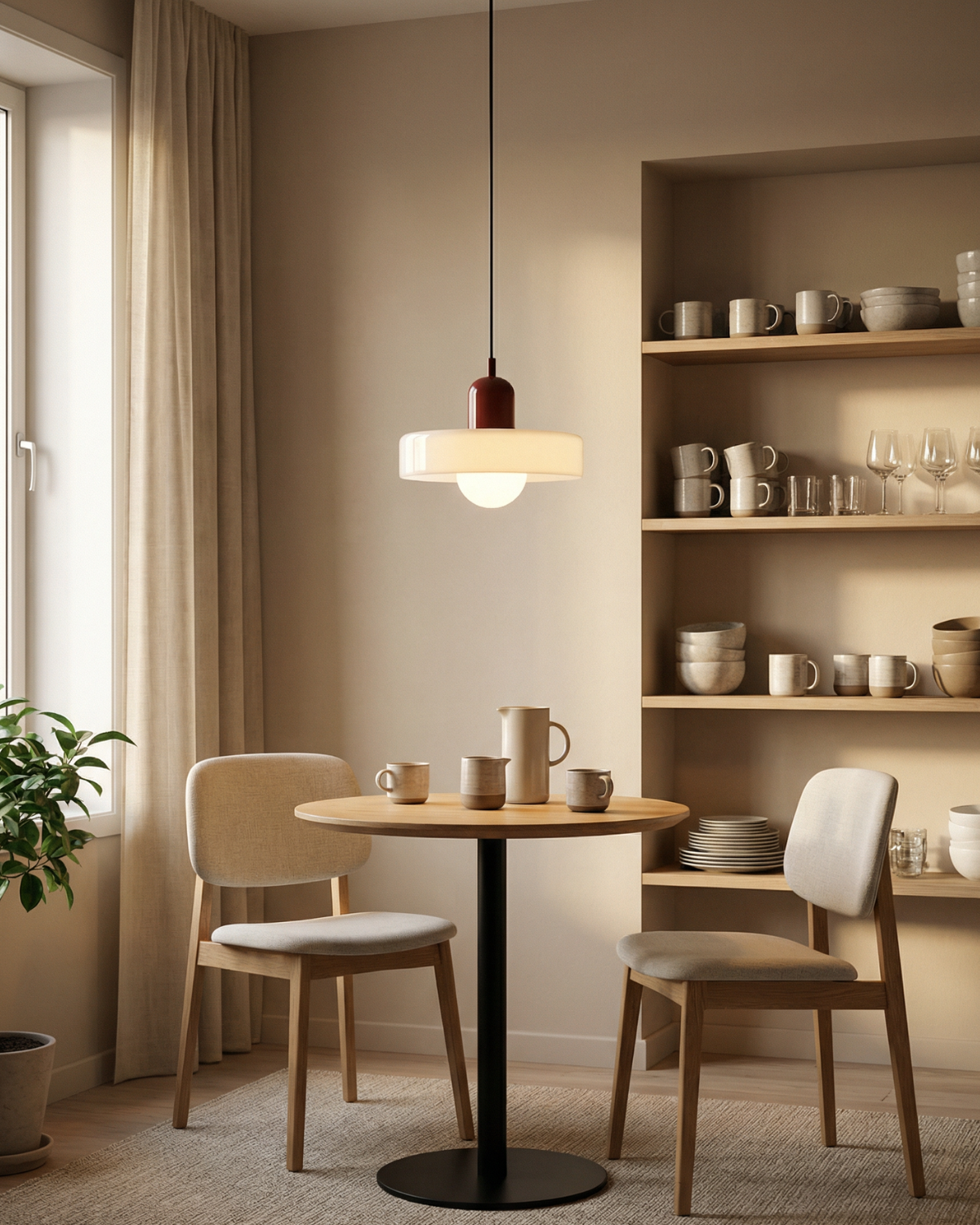 Minimalistyczna Lampa Sufitowa | Styl Skandynawski