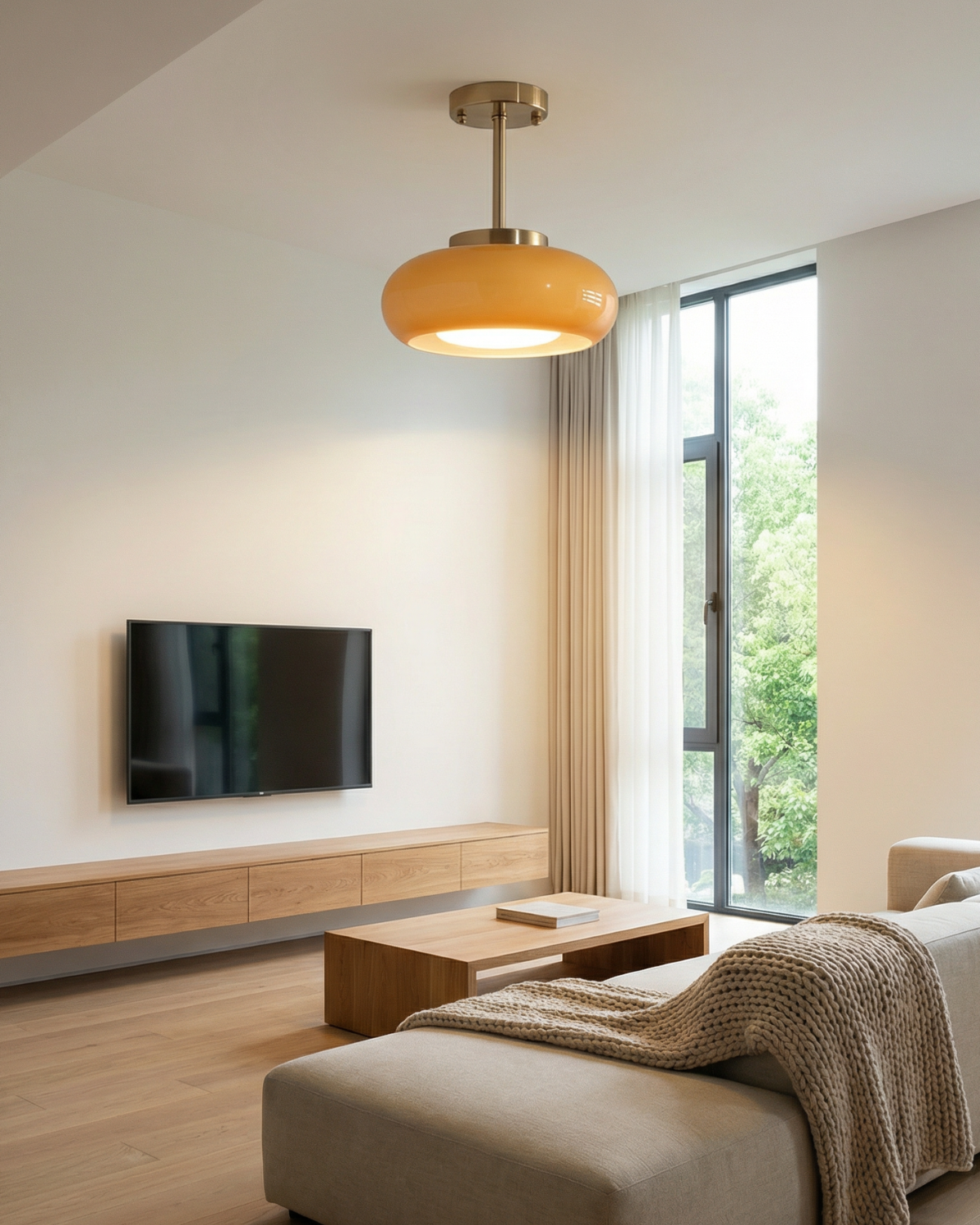 Nordycka Minimalistyczna Lampa Sufitowa