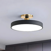 Skandynawska lampa sufitowa LED ze złotym wykończeniem