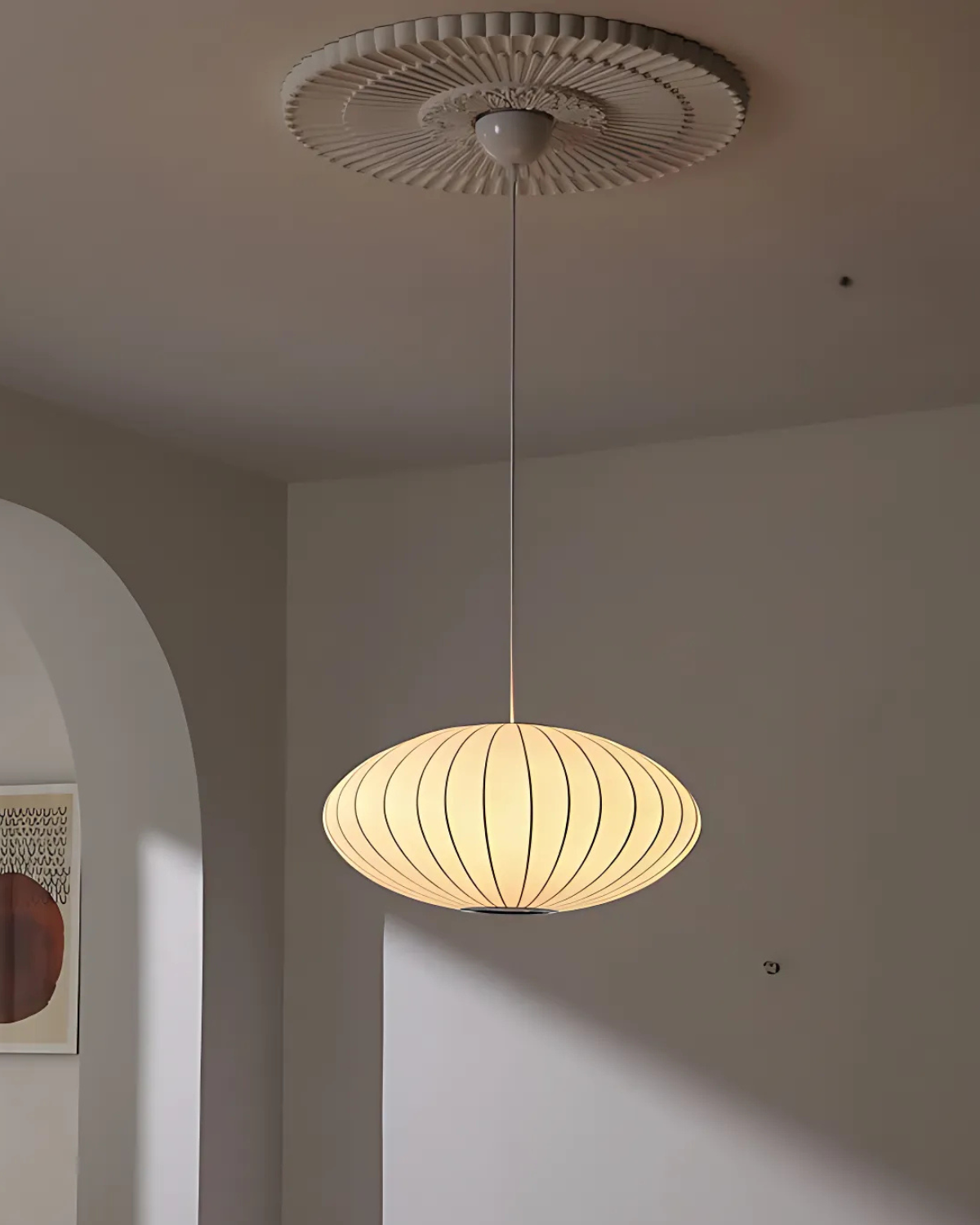 Lampa Sufitowa w Stylu Japońskim