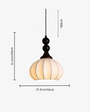 Trójkolorowa Lampa Sufitowa LED | Drewniana Podstawa