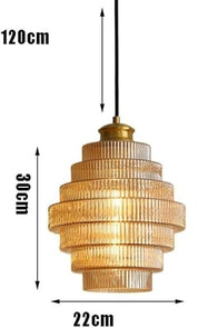 Nowoczesna Lampa Sufitowa Warstwowa