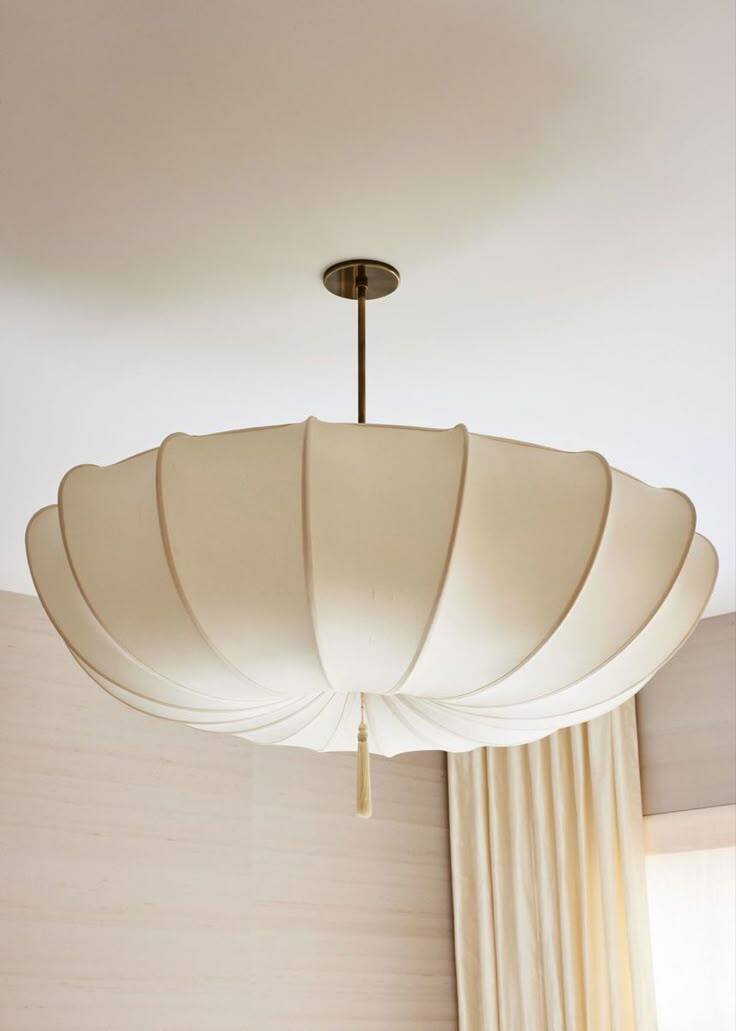Lampa Sufitowa w Kształcie Odwróconego Parasola