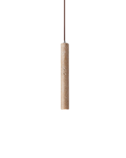 Minimalistyczna Lampa Sufitowa z Trawertynu