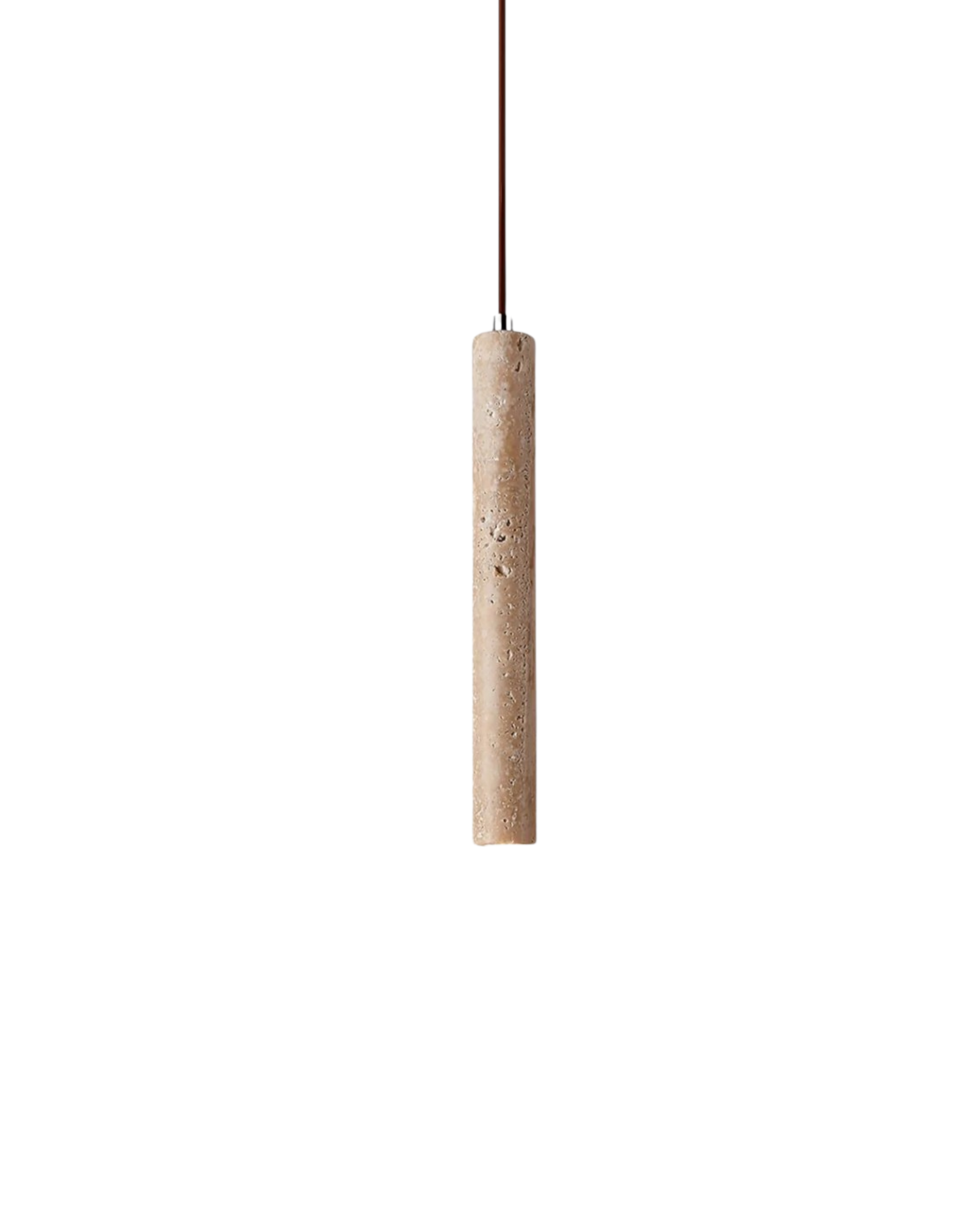 Minimalistyczna Lampa Sufitowa z Trawertynu