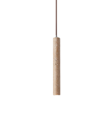 Minimalistyczna Lampa Sufitowa z Trawertynu