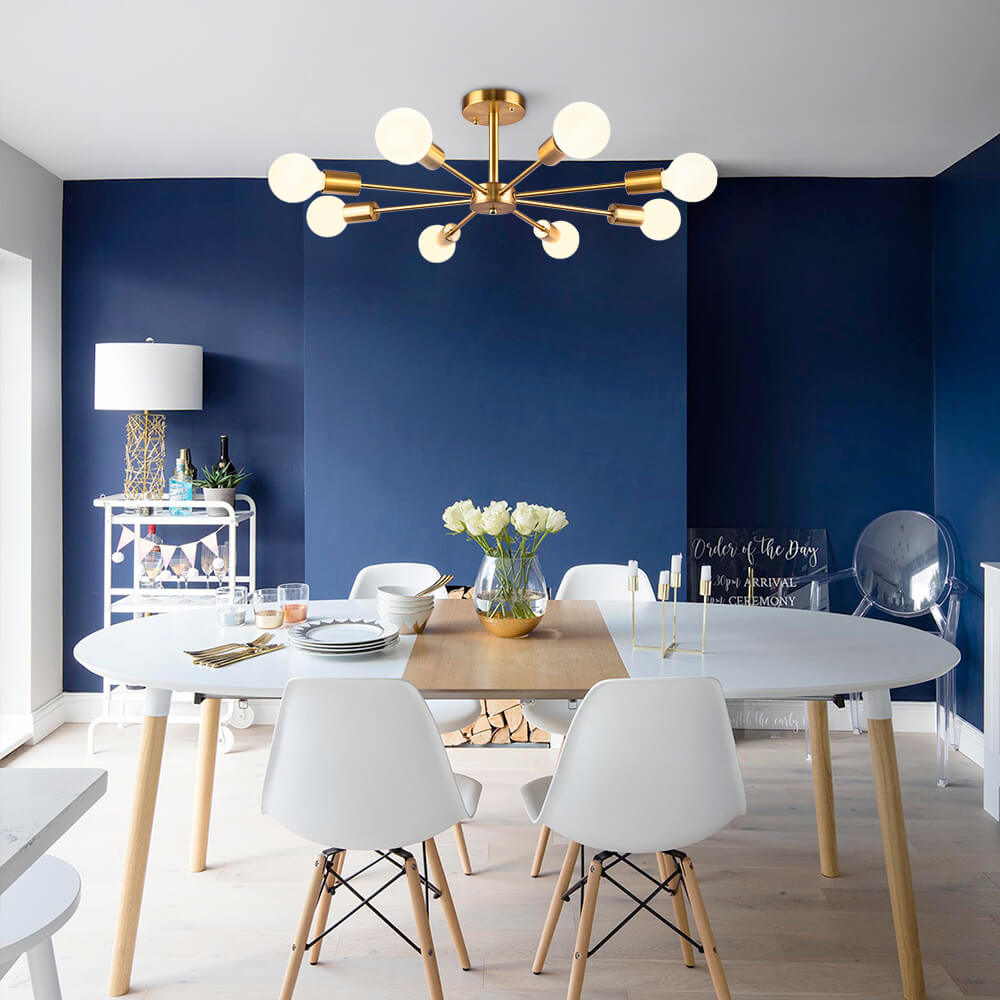 8-częściowa Lampa Sufitowa Sputnik | Lampa do Salonu