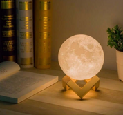 Akumulatorowa Lampka na Biurko w Kształcie Księżyca | Lampa LED