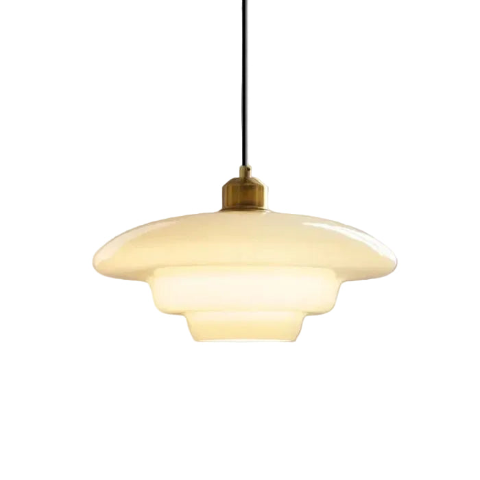 Biała Lampa Wisząca | Lampa Sufitowa do Salonu