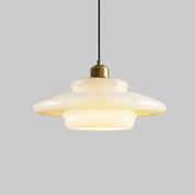 Biała Lampa Wisząca | Lampa Sufitowa do Salonu