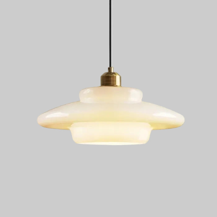 Biała Lampa Wisząca | Lampa Sufitowa do Salonu