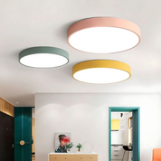 Skandynawska drewniana lampa sufitowa LED