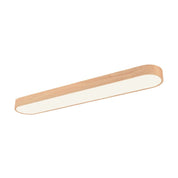 Długa Owalna Lampa Sufitowa LED | Nowoczesna