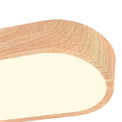 Długa Owalna Lampa Sufitowa LED | Nowoczesna