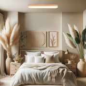 Długa Owalna Lampa Sufitowa LED | Nowoczesna