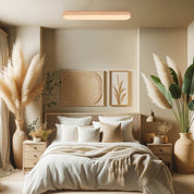 Długa Owalna Lampa Sufitowa LED | Nowoczesna