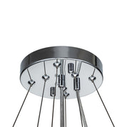 Dwupoziomowy Kryształowy żyrandol z 12 światłami | Lampa Sufitowa do Salonu