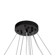 Dwupoziomowy Kryształowy żyrandol z 12 światłami | Lampa Sufitowa do Salonu