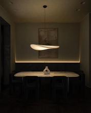 Lampa Sufitowa w Stylu Japandi