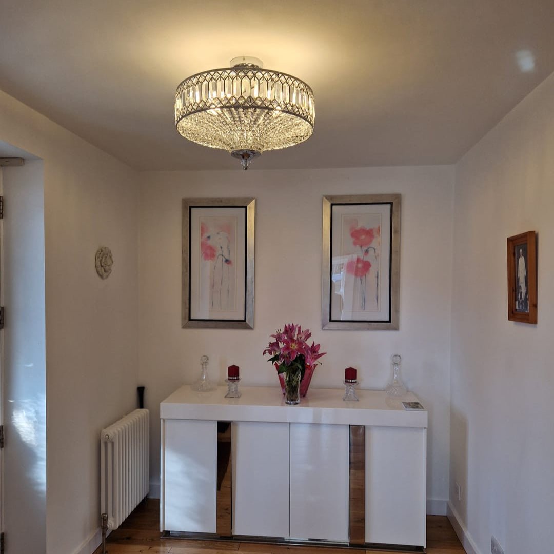 Klasyczny Kryształowy żyrandol | Lampa Sufitowa do Salonu