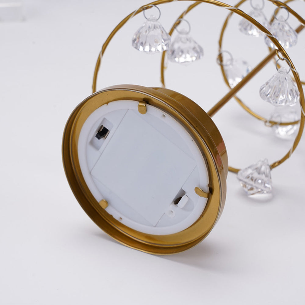 Kryształowa Lampa Stołowa LED | Boże Narodzenie