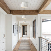 Lampa Sufitowa Kremowa | Lampa do Salonu 2-warstwowa