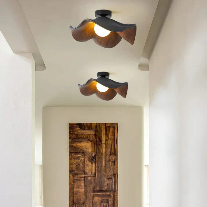 Lampa Sufitowa Lotus Resin | Styl Nordycki