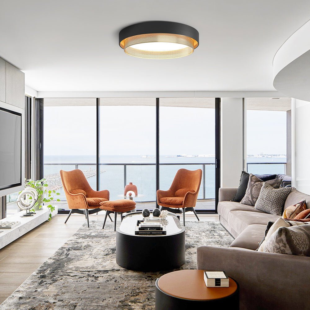 Lampa Sufitowa do Salonu Dwuwarstwowa | Lampa LED