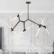 Lampa Sufitowa w Kształcie Szczytu | Nowoczesna Lampa do Salonu