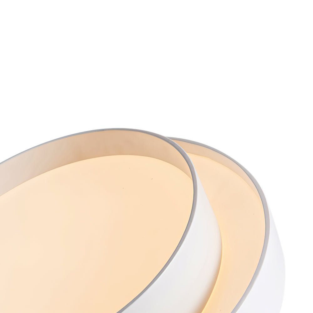 Lampa Sufitowa z Pierścieniami Koncentrycznymi | Lampa do Sypialni