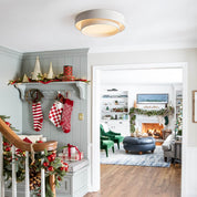 Lampa Sufitowa z Pierścieniami Koncentrycznymi | Lampa do Sypialni