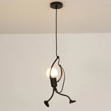 Lampa Sufitowa z Wspinaczkowym Człowiekiem