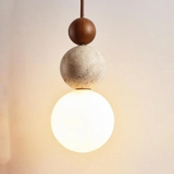 Lampa Wisząca Potrójna Kula | Lampa Sufitowa do Sypialni