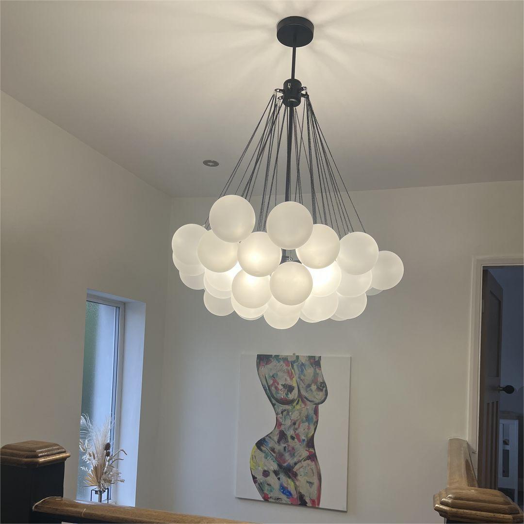 Lampa do Salonu w Kształcie Klastra Bąbelków | Lampa Sufitowa
