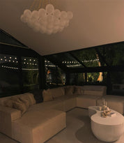 Lampa do Salonu w Kształcie Klastra Bąbelków | Lampa Sufitowa