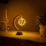 Lampka Nocna LED Moon Design | Sypialnia
