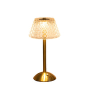 Lampka na Biurko Vintage Crystal | Bezprzewodowa