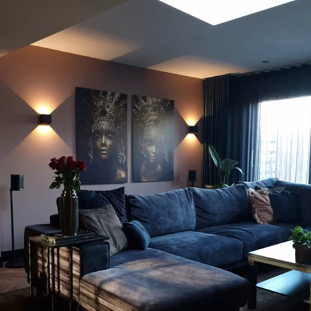 Luksusowa Lampa ścienna z Czujnikiem Ruchu | Lampa do Salonu