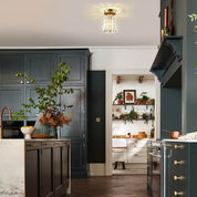 Minimalistyczna Kryształowa Lampa Sufitowa