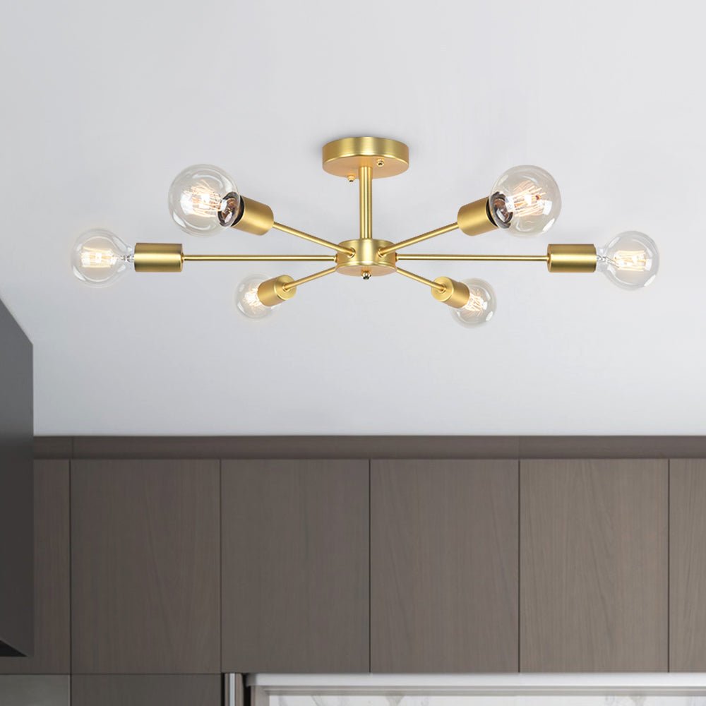 Nowoczesna Lampa Sufitowa 6-elementowa